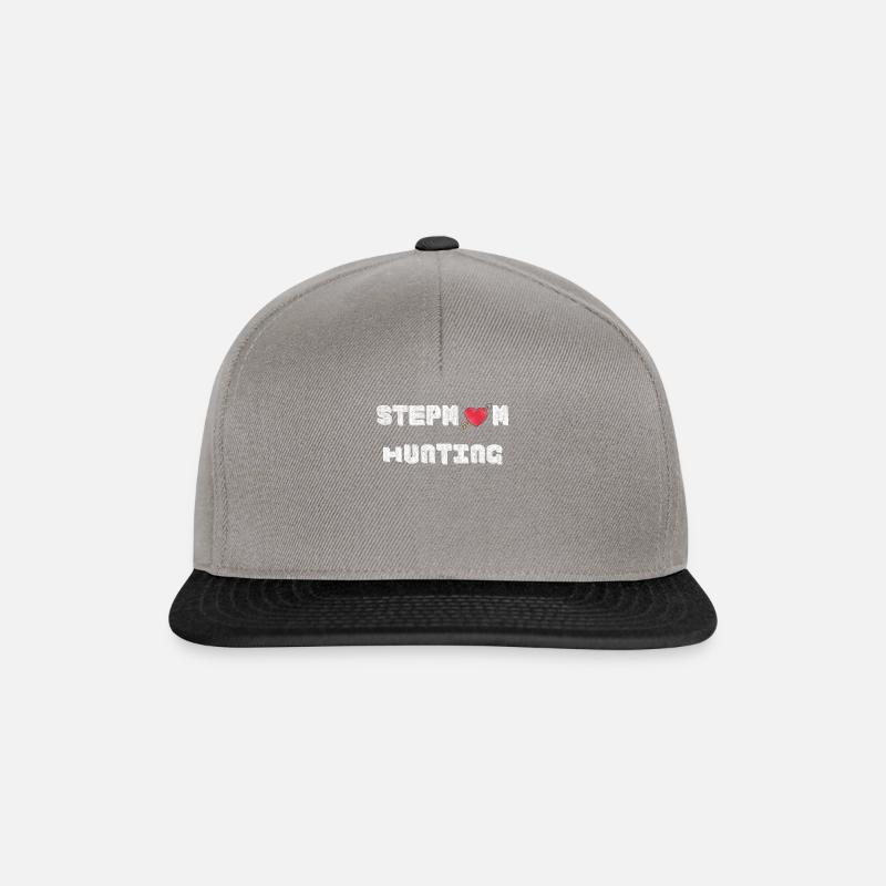 Lustiger Spruch Stiefmutter Jagd Sarkasmus Sarkastisch - Snapback Cap - Graphit/Schwarz