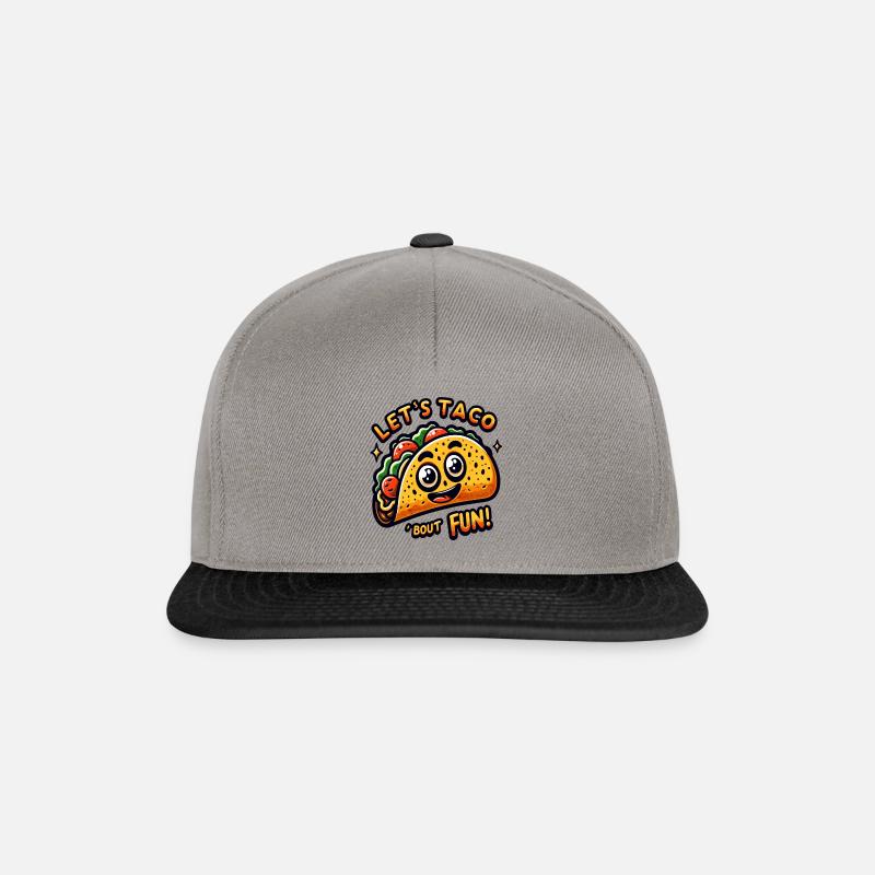 Let’s Taco' Bout Fun - Casquette snapback - gris graphite/noir