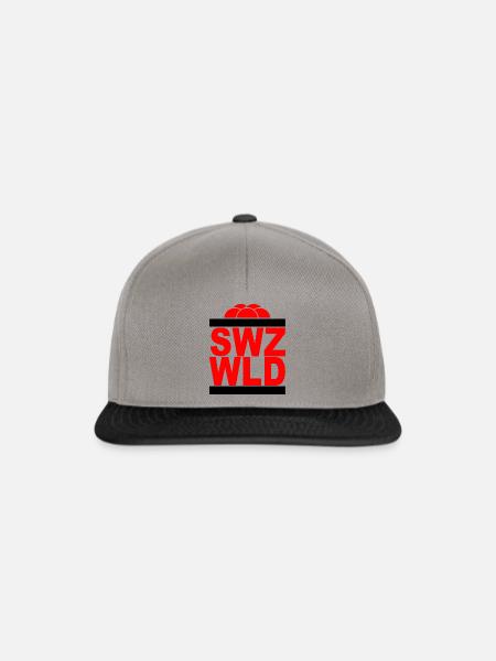 SWZWLD - Snapback Cap - Graphit/Schwarz
