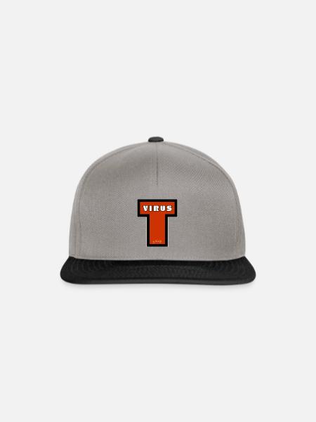Virus T - Snapback Cap - Graphit/Schwarz