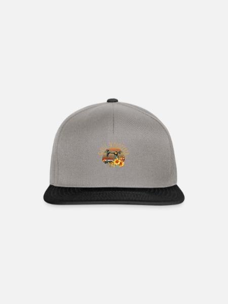 Sewciopath, Quilting sewing - Snapback Cap - Graphit/Schwarz