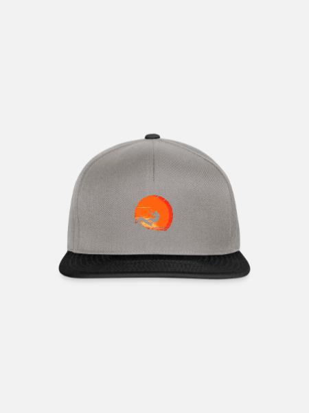 Kitesurfing kiteboarding lover - Snapback Cap - Graphit/Schwarz