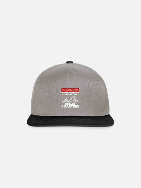 talk spontaneously rollercoasters - Snapback Cap - Graphit/Schwarz