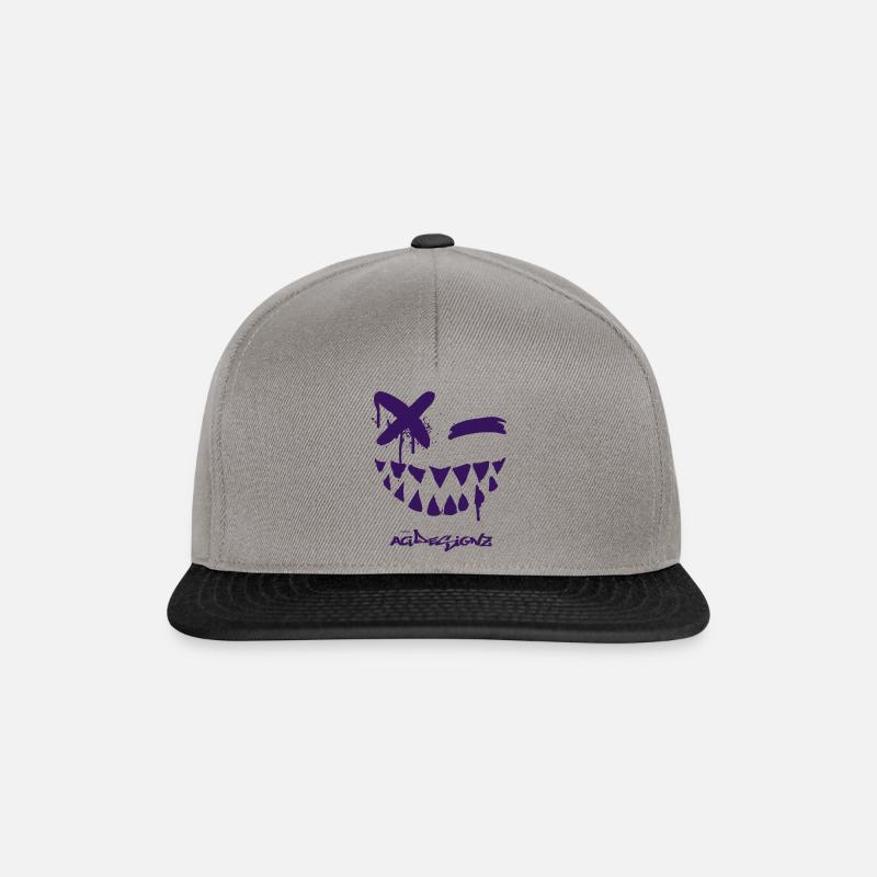 Smile Collection - Snapback Cap - Graphit/Schwarz