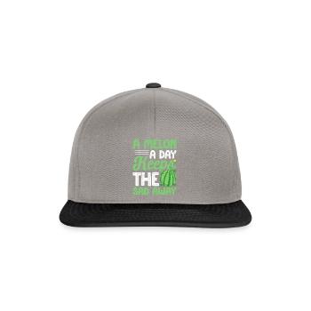 Melon Poison - Casquette snapback - gris graphite/noir - Devant