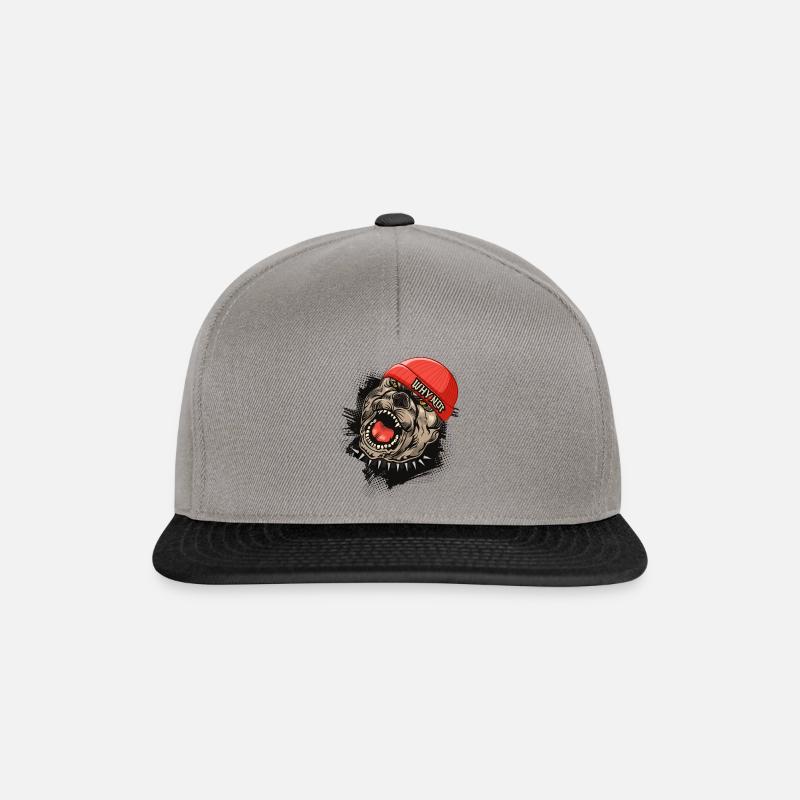 Why not - Snapback Cap - graphite/black