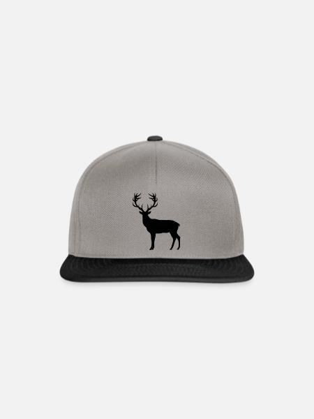 Black Deer - Snapback Cap - Graphit/Schwarz