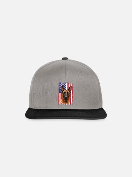 Belgian Malinois - Snapback Cap - Graphit/Schwarz
