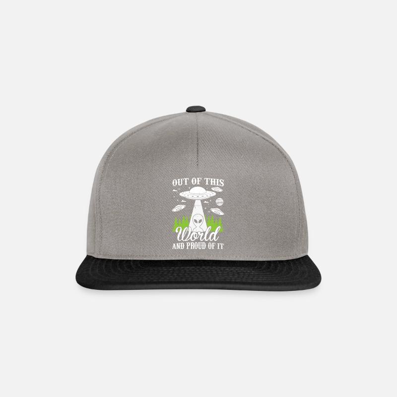 Alien Space Design - Snapback Cap - Graphit/Schwarz