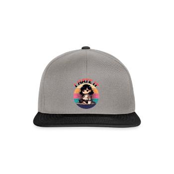 Menstruation Avouer que je déteste Expression - Casquette snapback - gris graphite/noir - Devant