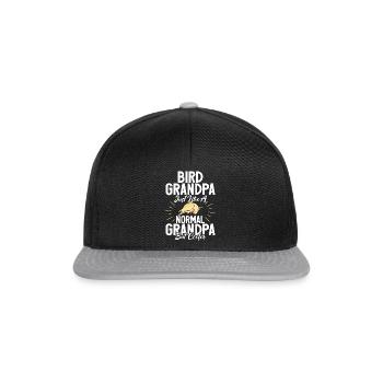 Cadeaux de calopsitte - Casquette snapback - noir/gris - Devant