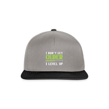 Gaming Zocken Nerd Gamer Geek Console Gift - Snapback Cap - graphite/black - Front