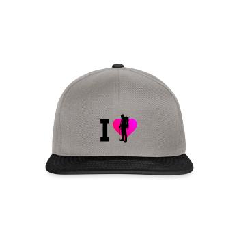 Damen Bouldering Klettern Kletterer Herren - Snapback Cap - Graphit/Schwarz - Vorne