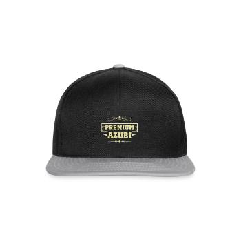 Premium Azubi - Snapback Cap - Schwarz/Grau - Vorne