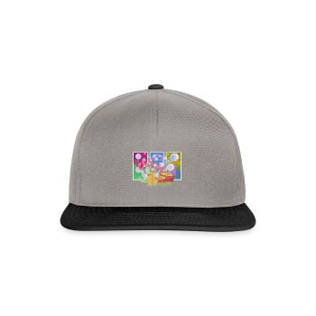 Récifs coralliens, récifs colorés, environnement - Casquette snapback - gris graphite/noir - Devant