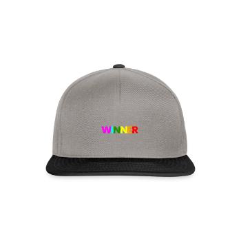 Winner - Snapback Cap - graphite/black - Front