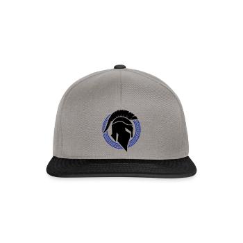 spartaner helm - Snapback Cap - Graphit/Schwarz - Vorne