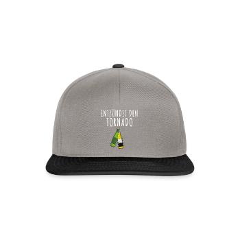 Tornado entzünden Mallorca Bier - Snapback Cap - Graphit/Schwarz - Vorne