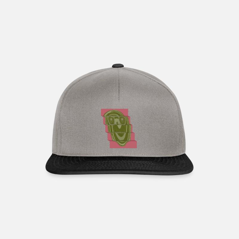 Smile - Snapback Cap - graphite/black