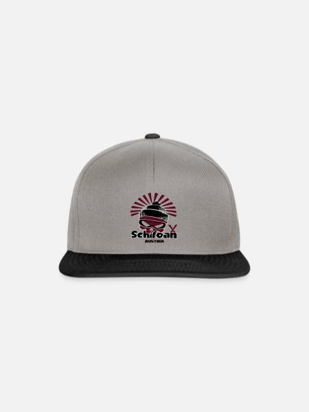 schifoan - Snapback Cap - Graphit/Schwarz