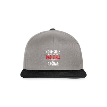 Valhalla Viking - Snapback Cap - graphite/black - Front