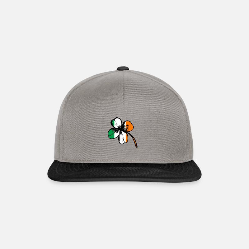 Irlande - Casquette snapback - gris graphite/noir