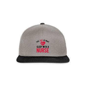 Krankenschwester - Snapback Cap - Graphit/Schwarz - Vorne