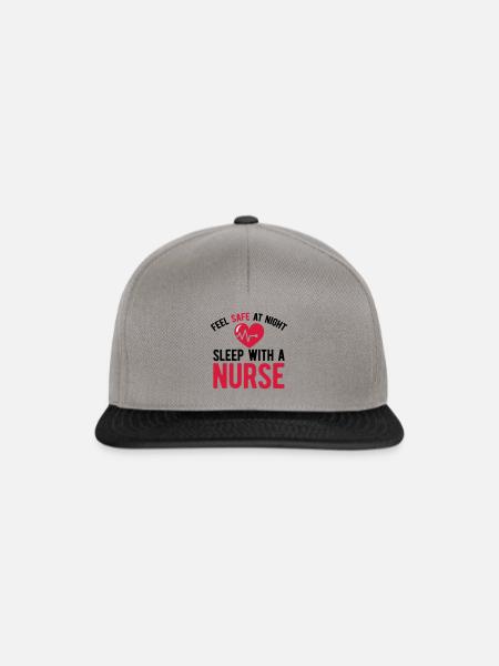 Krankenschwester - Snapback Cap - Graphit/Schwarz