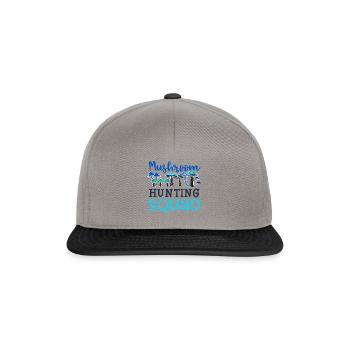 Nourriture saine Champignons de chasse aux légumes - Casquette snapback - gris graphite/noir - Devant