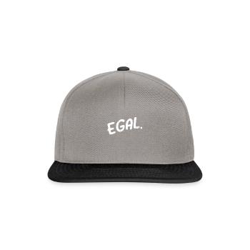 EGAL. - Snapback Cap - Graphit/Schwarz - Vorne