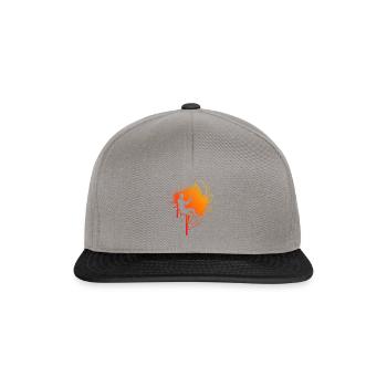 Kitesurf Femmes Kiting Kitesurf Kitesurfeur - Casquette snapback - gris graphite/noir - Devant