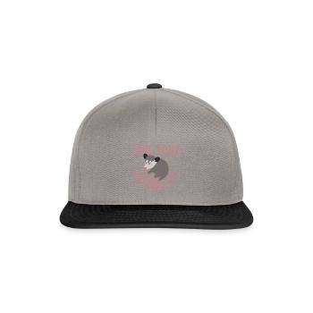 Saisissez vos opportunités Cute Possum Ironic - Casquette snapback - gris graphite/noir - Devant