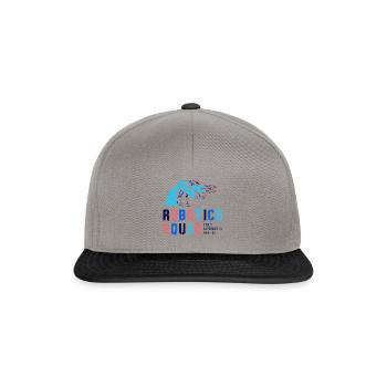Robotics Squad Mechanic Engineer Student Robot - Snapback Cap - graphite/black - Front