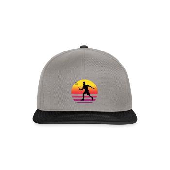 Men, Women's Badminton Players Badminton Badminton - Snapback Cap - graphite/black - Front