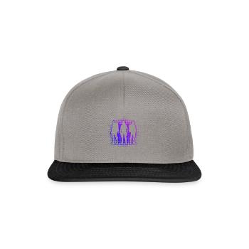 Klettern Kletterer Bouldern Boulder Damen - Snapback Cap - Graphit/Schwarz - Vorne