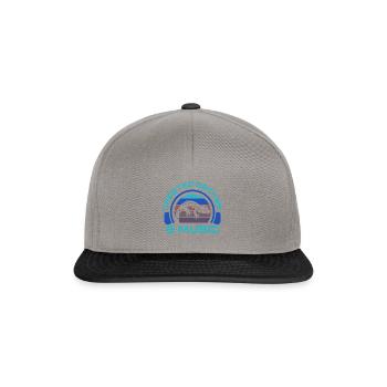 Notes de musique Crested Geckos Musician Clef - Casquette snapback - gris graphite/noir - Devant
