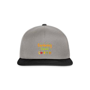Jardinier mignon, amateur de légumes, amoureux de - Casquette snapback - gris graphite/noir - Devant