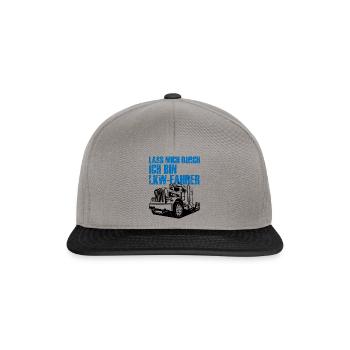 Laissez-moi passer, je suis un chauffeur de camion - Casquette snapback - gris graphite/noir - Devant
