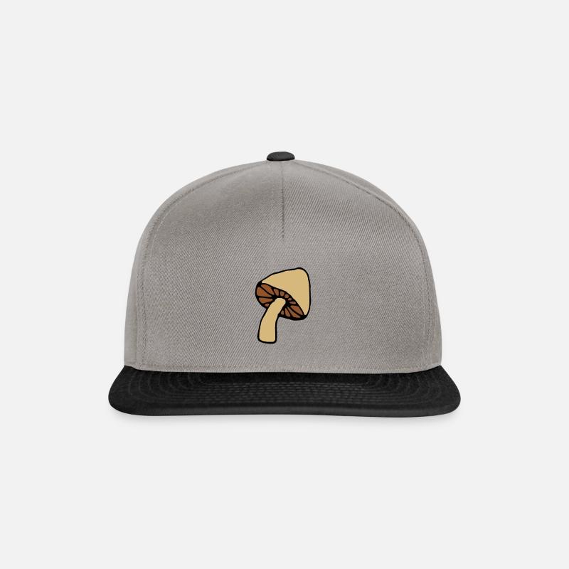Pilz - Snapback Cap - Graphit/Schwarz