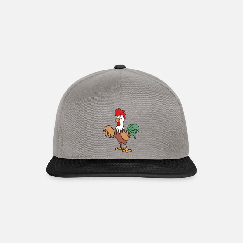 robinet - Casquette snapback - gris graphite/noir