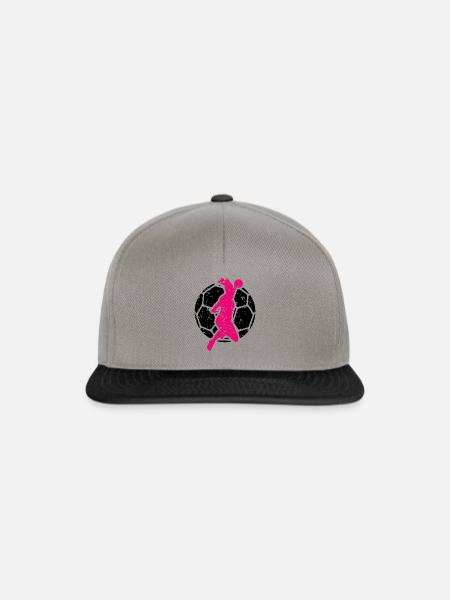 Handballerin - Snapback Cap - Graphit/Schwarz