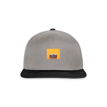 Appareil photo photographe appareil photo - Casquette snapback - gris graphite/noir - Devant