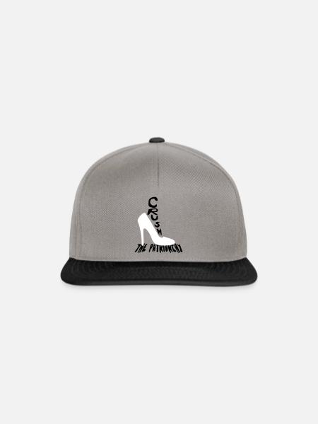 Crash the Patriarchy - Snapback Cap - Graphit/Schwarz