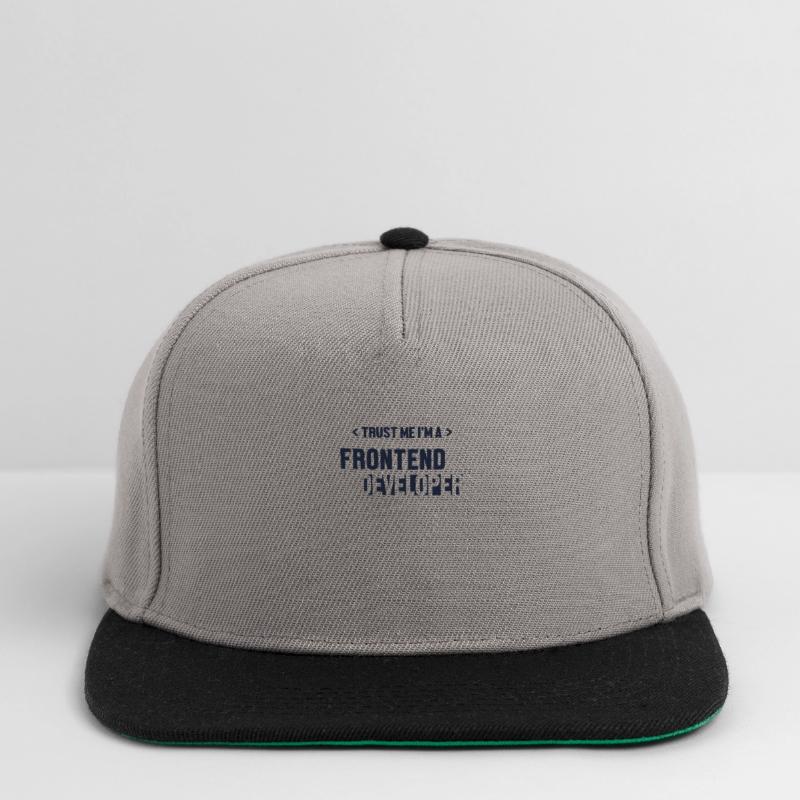 Trust Me I'm Frontend Developer Coder Software Snapback Cap