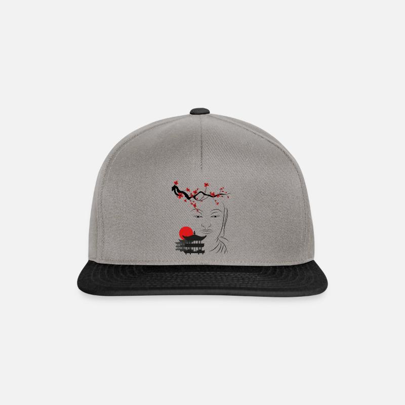 Buddha - Snapback Cap - graphite/black