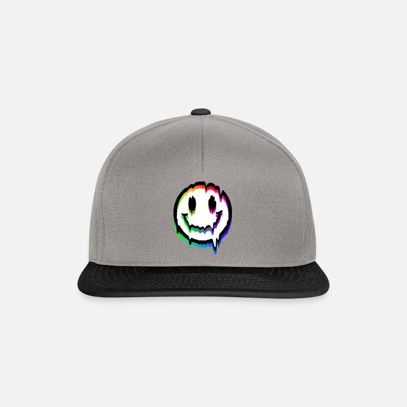 Gesicht - Snapback Cap - Graphit/Schwarz