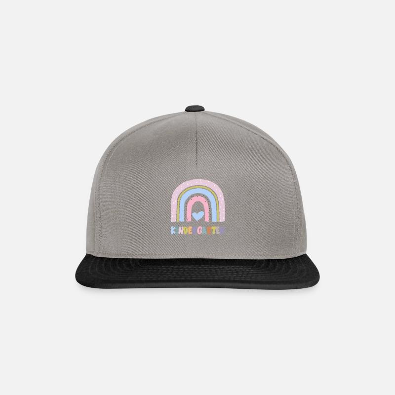 Kindergarten Rainbow - Snapback Cap - graphite/black