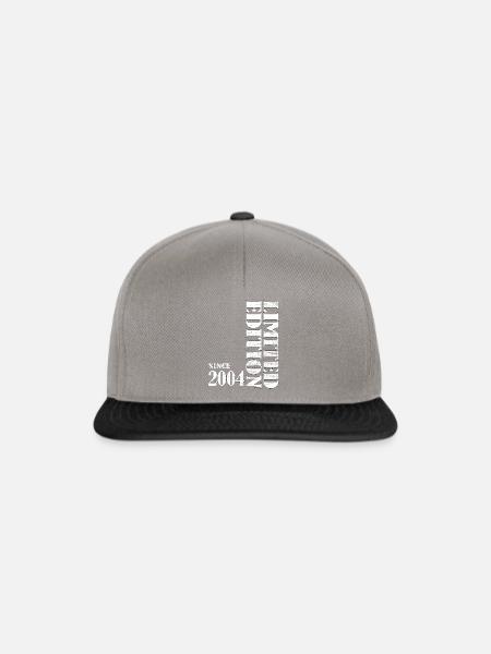 18 Geburtstag Limited edition since 2005 - Snapback Cap - Graphit/Schwarz