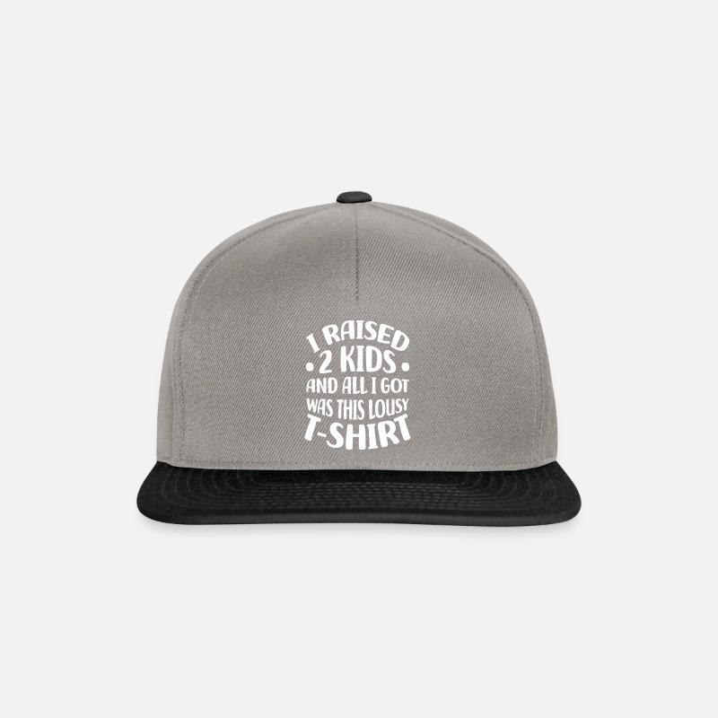 Mor - Snapback Cap - grafitgrå/sort