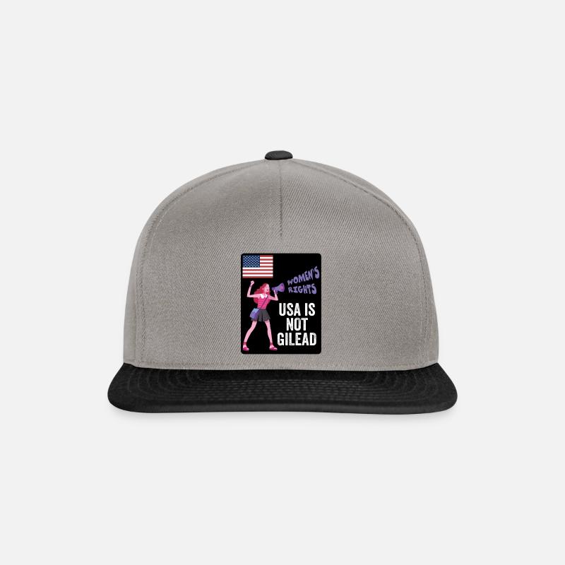 Frauenrechte - Snapback Cap - Graphit/Schwarz